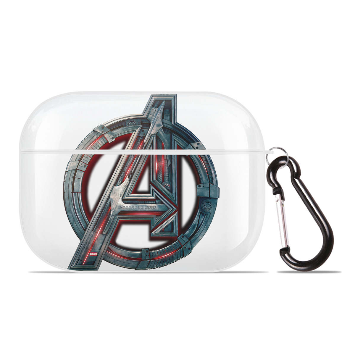 （画像用） アベンジャーズ The Avengers 【AirPods Pro用】ハードシェル保護ケース 耐衝撃・防指紋・カラビナ付き商品仕様