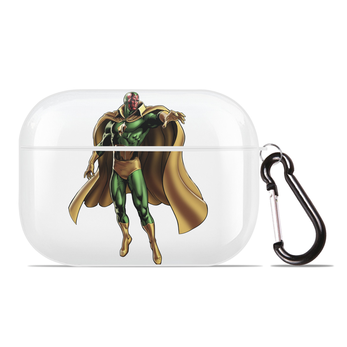 （画像用） アベンジャーズ The Avengers 【AirPods Pro用】ハードシェル保護ケース 耐衝撃・防指紋・カラビナ付き商品仕様