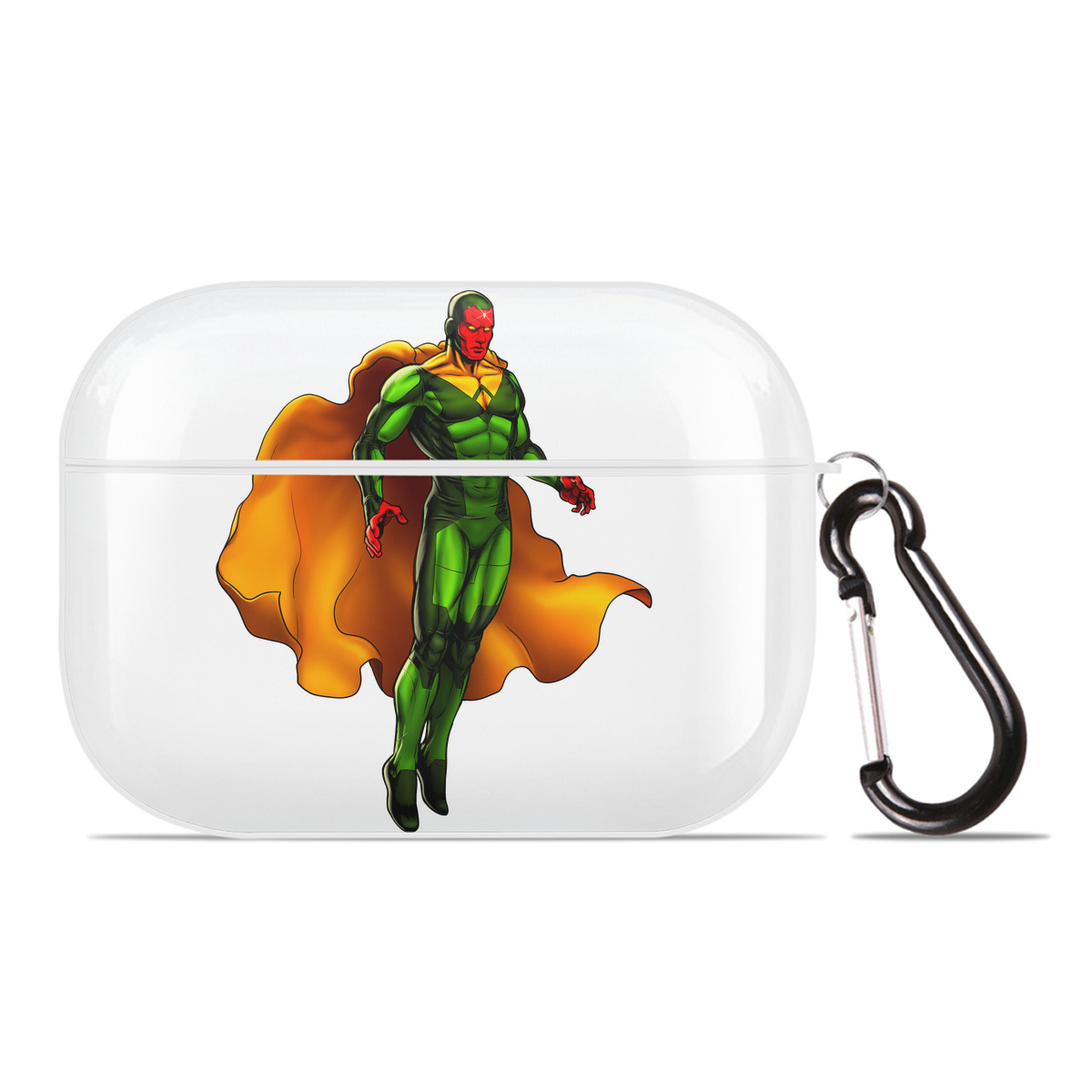 （画像用） アベンジャーズ The Avengers 【AirPods Pro用】ハードシェル保護ケース 耐衝撃・防指紋・カラビナ付き商品仕様