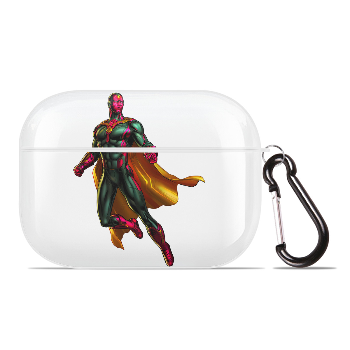 （画像用） アベンジャーズ The Avengers 【AirPods Pro用】ハードシェル保護ケース 耐衝撃・防指紋・カラビナ付き商品仕様
