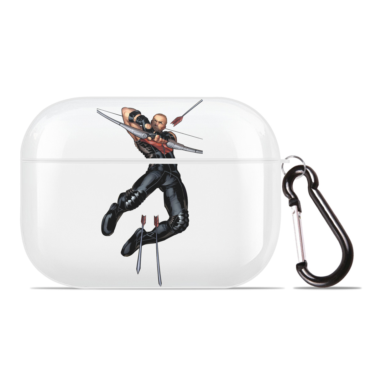 （画像用） アベンジャーズ The Avengers 【AirPods Pro用】ハードシェル保護ケース 耐衝撃・防指紋・カラビナ付き商品仕様