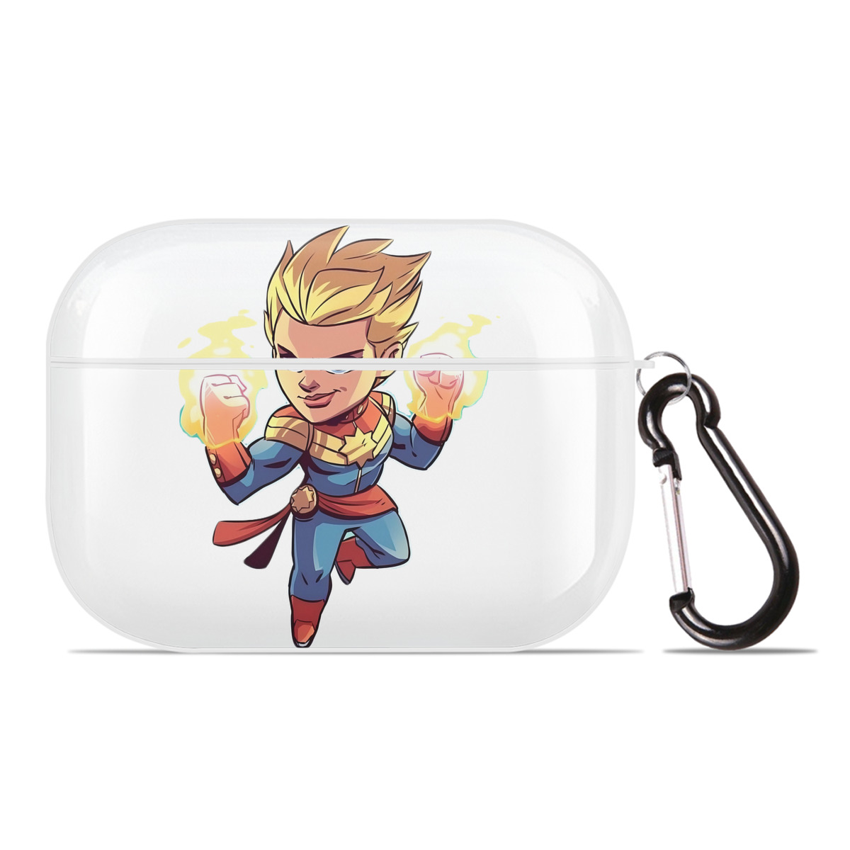 （画像用） アベンジャーズ The Avengers 【AirPods Pro用】ハードシェル保護ケース 耐衝撃・防指紋・カラビナ付き商品仕様
