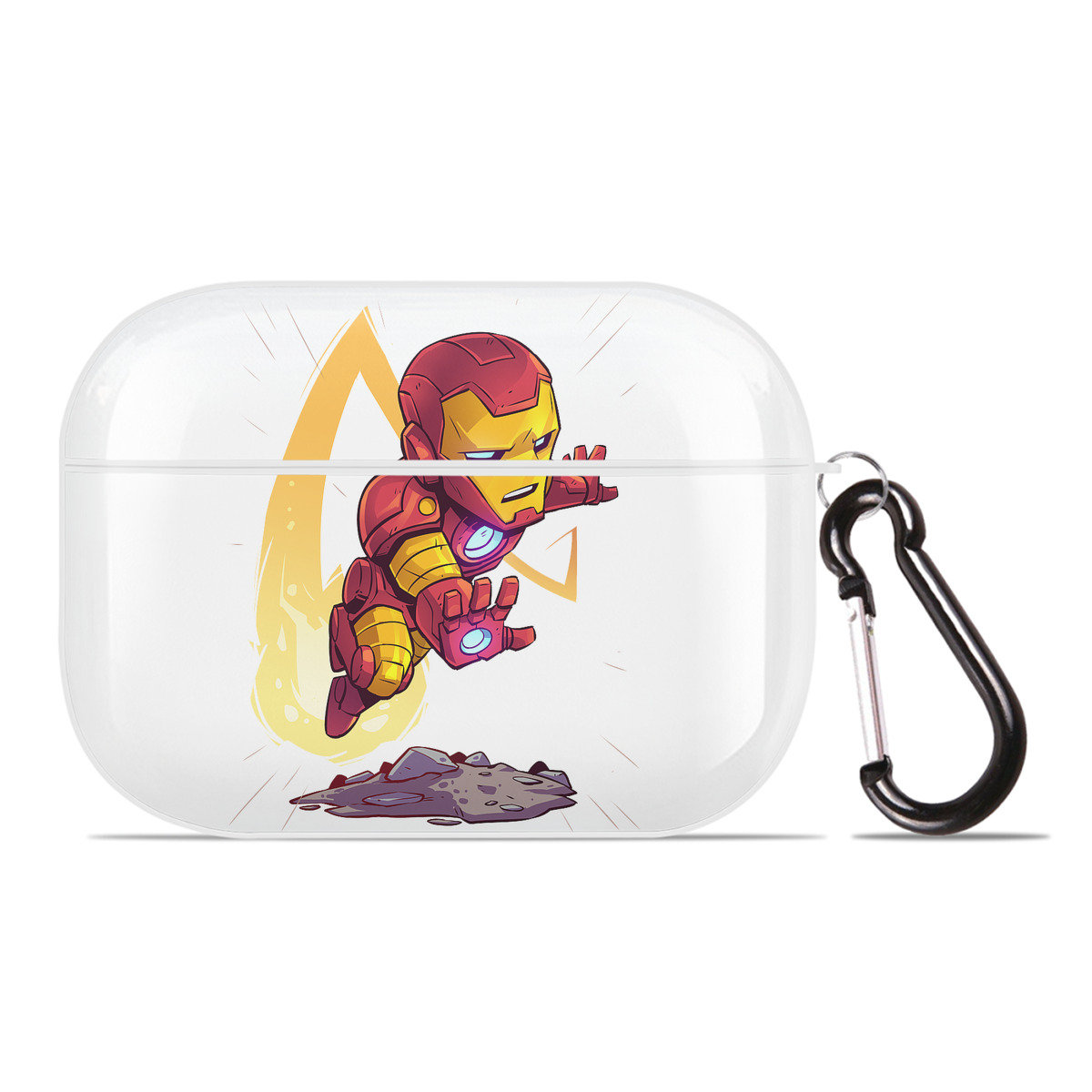 （画像用） アベンジャーズ The Avengers 【AirPods Pro用】ハードシェル保護ケース 耐衝撃・防指紋・カラビナ付き商品仕様