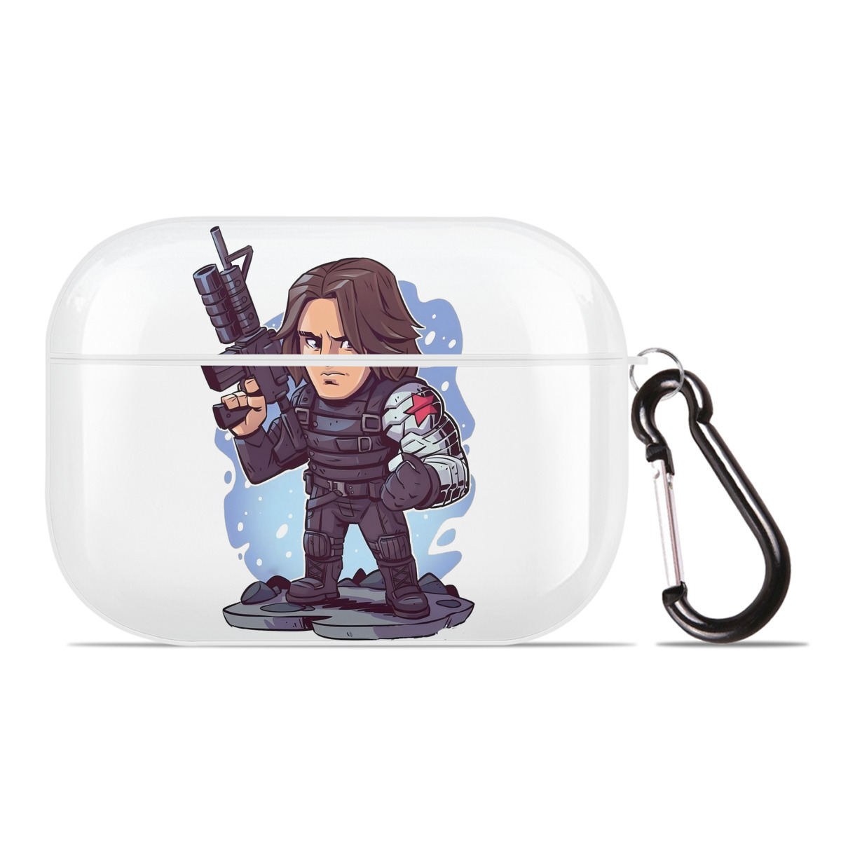 （画像用） アベンジャーズ The Avengers 【AirPods Pro用】ハードシェル保護ケース 耐衝撃・防指紋・カラビナ付き商品仕様