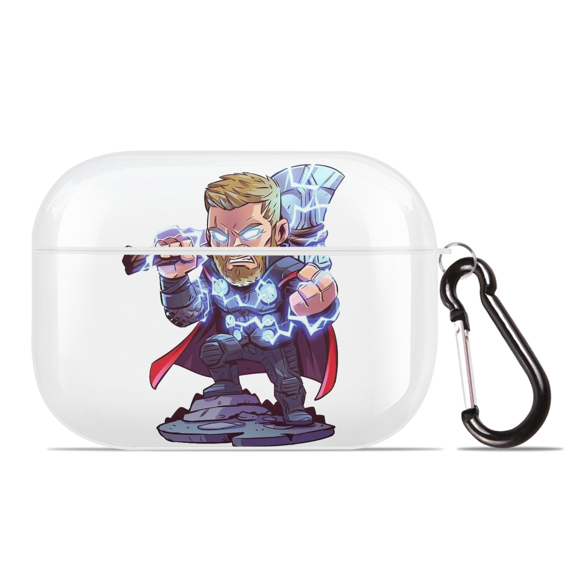 （画像用） アベンジャーズ The Avengers 【AirPods Pro用】ハードシェル保護ケース 耐衝撃・防指紋・カラビナ付き商品仕様