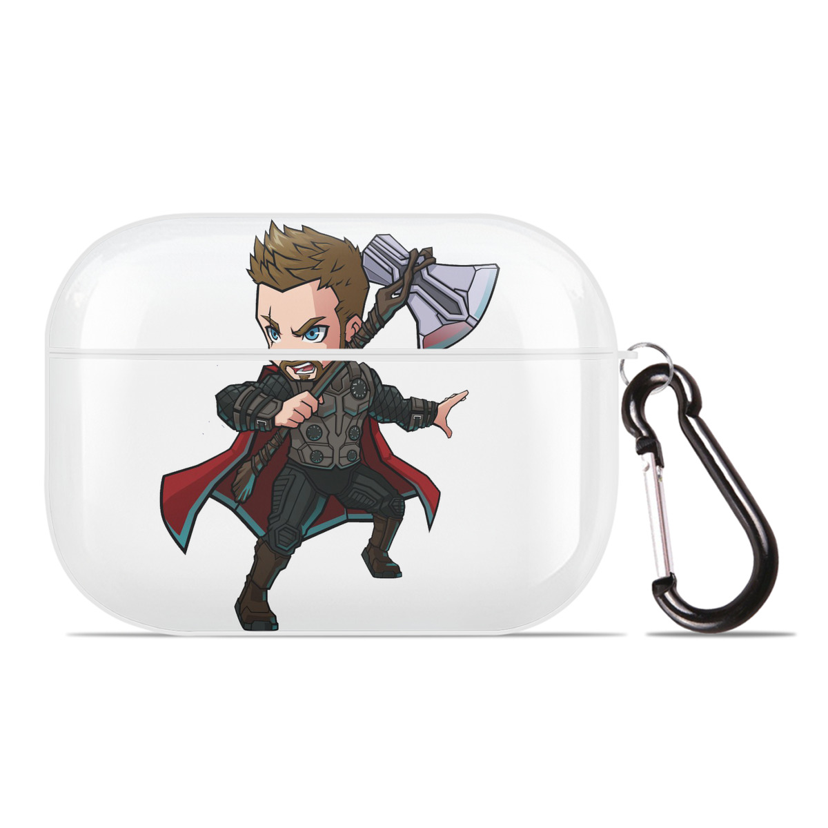 （画像用） アベンジャーズ The Avengers 【AirPods Pro用】ハードシェル保護ケース 耐衝撃・防指紋・カラビナ付き商品仕様