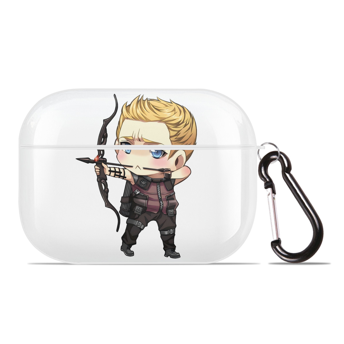 （画像用） アベンジャーズ The Avengers 【AirPods Pro用】ハードシェル保護ケース 耐衝撃・防指紋・カラビナ付き商品仕様
