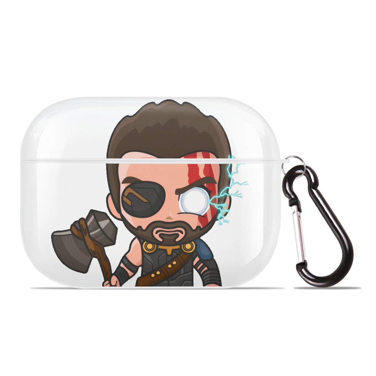 （画像用） アベンジャーズ The Avengers 【AirPods Pro用】ハードシェル保護ケース 耐衝撃・防指紋・カラビナ付き商品仕様