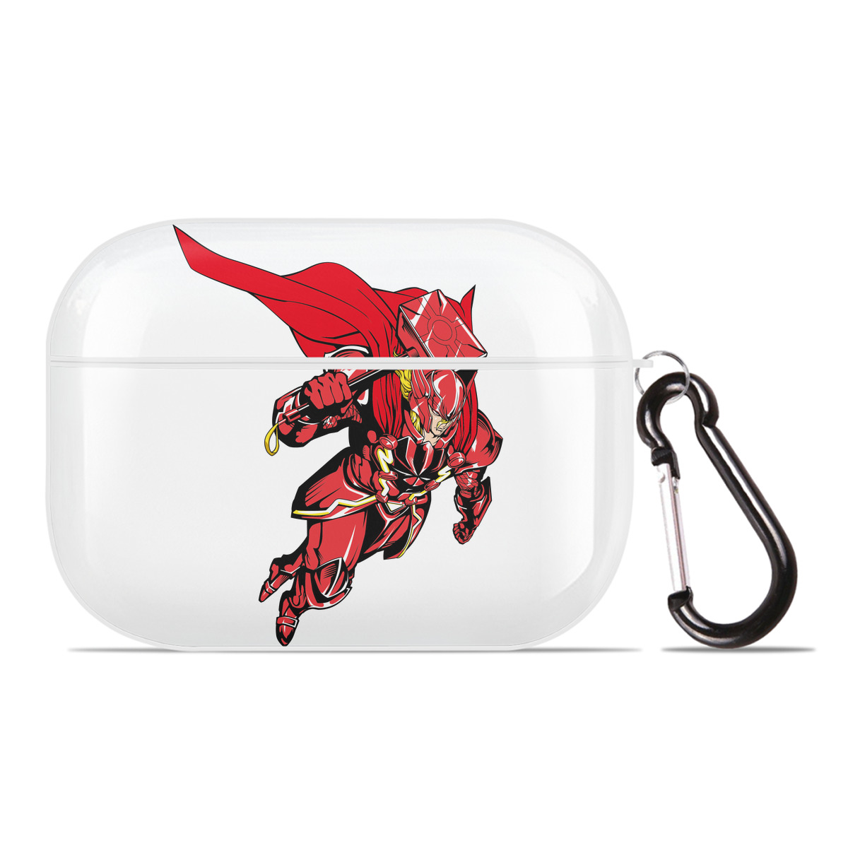 （画像用） アベンジャーズ The Avengers 【AirPods Pro用】ハードシェル保護ケース 耐衝撃・防指紋・カラビナ付き商品仕様