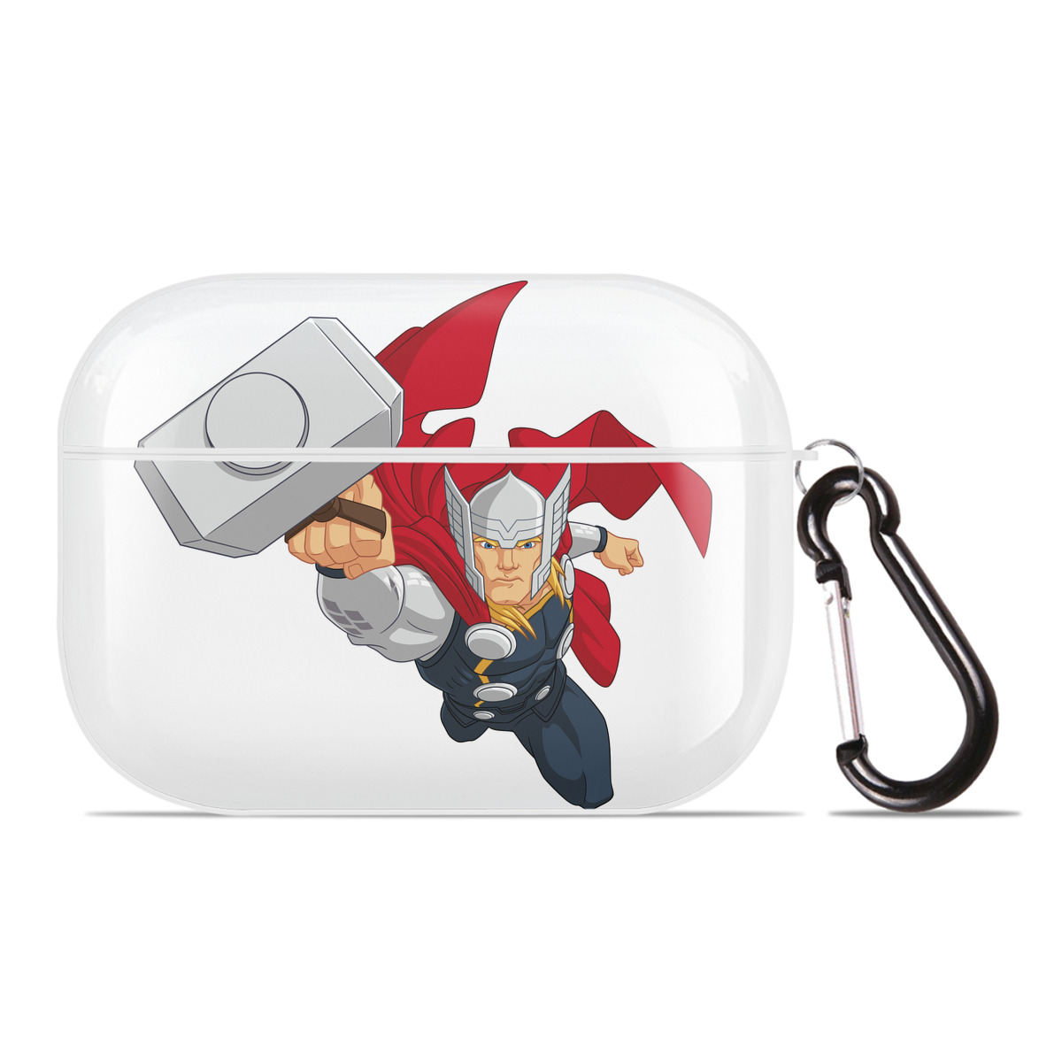 （画像用） アベンジャーズ The Avengers 【AirPods Pro用】ハードシェル保護ケース 耐衝撃・防指紋・カラビナ付き商品仕様
