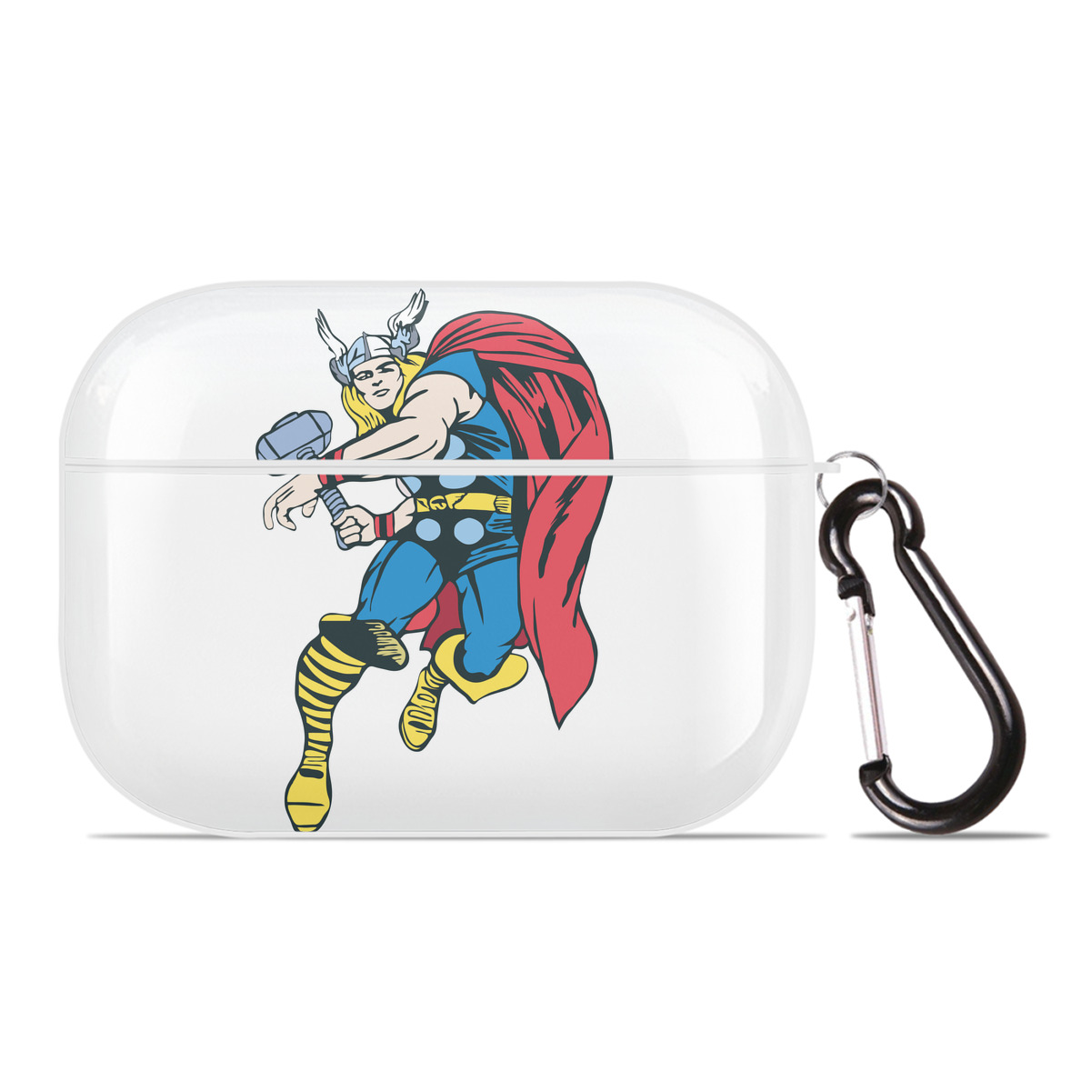 （画像用） アベンジャーズ The Avengers 【AirPods Pro用】ハードシェル保護ケース 耐衝撃・防指紋・カラビナ付き商品仕様