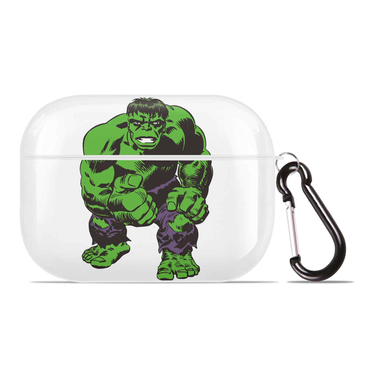 （画像用） アベンジャーズ The Avengers 【AirPods Pro用】ハードシェル保護ケース 耐衝撃・防指紋・カラビナ付き商品仕様