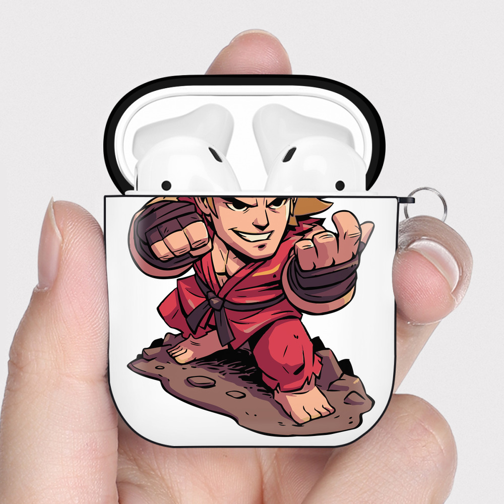 （画像用） アベンジャーズ The Avengers AirPods 第2世代保護ケース ハードシェル ブラック 耐衝撃・防指紋・カラビナ付き