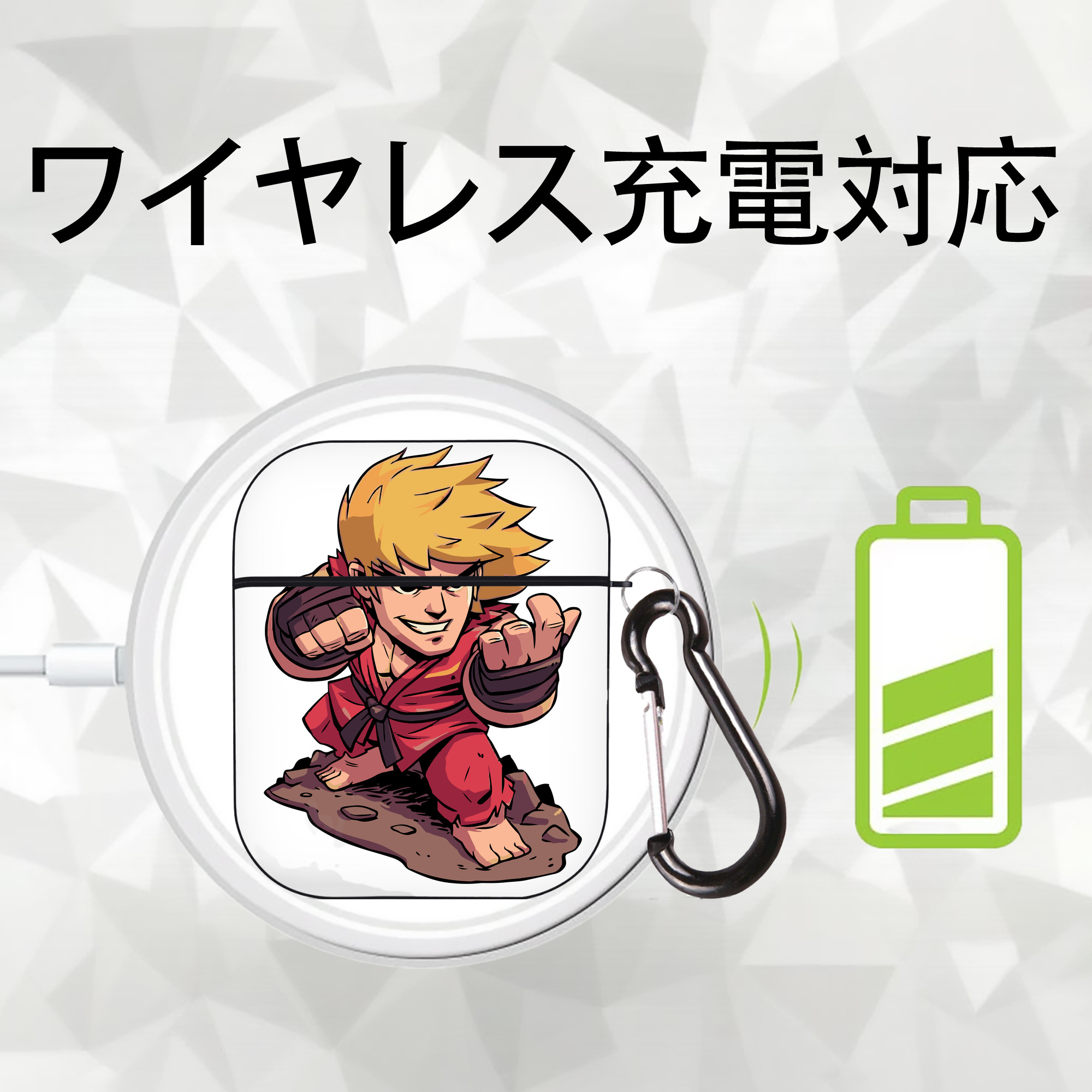 アベンジャーズ The Avengers AirPods 第2世代保護ケース ハードシェル ブラック 耐衝撃・防指紋・カラビナ付き