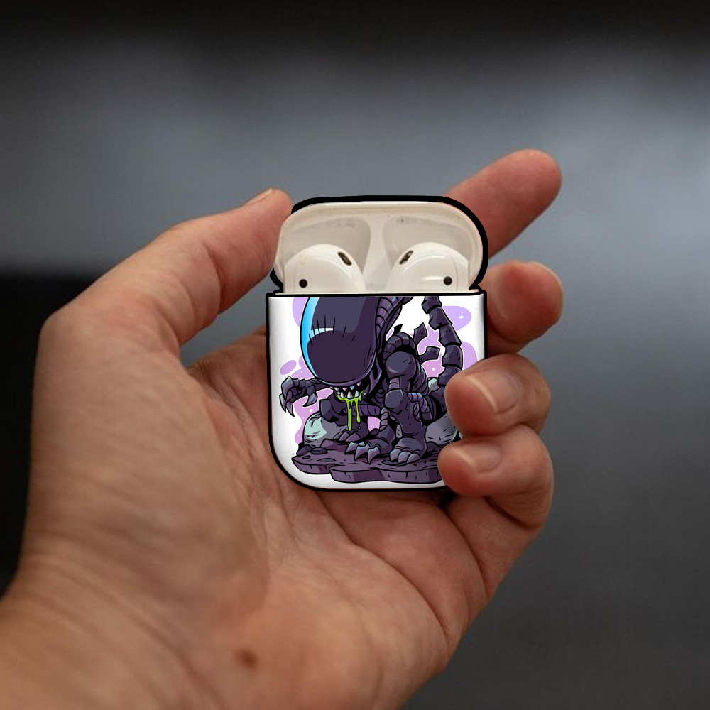 アベンジャーズ The Avengers AirPods 第2世代保護ケース ハードシェル ブラック 耐衝撃・防指紋・カラビナ付き