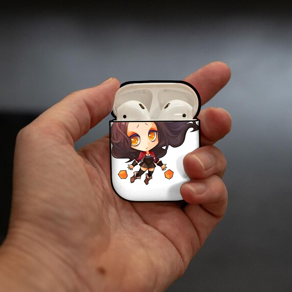 アベンジャーズ The Avengers AirPods 第2世代保護ケース ハードシェル ブラック 耐衝撃・防指紋・カラビナ付き