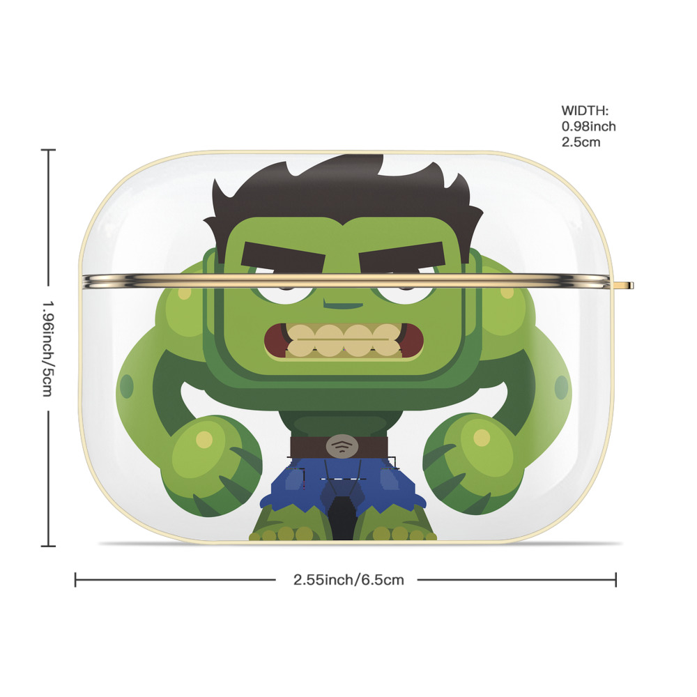 アベンジャーズ The Avengers 【AirPods Pro用】ハードシェル保護ケース｜耐衝撃・防指紋・カラビナ付き商品仕様