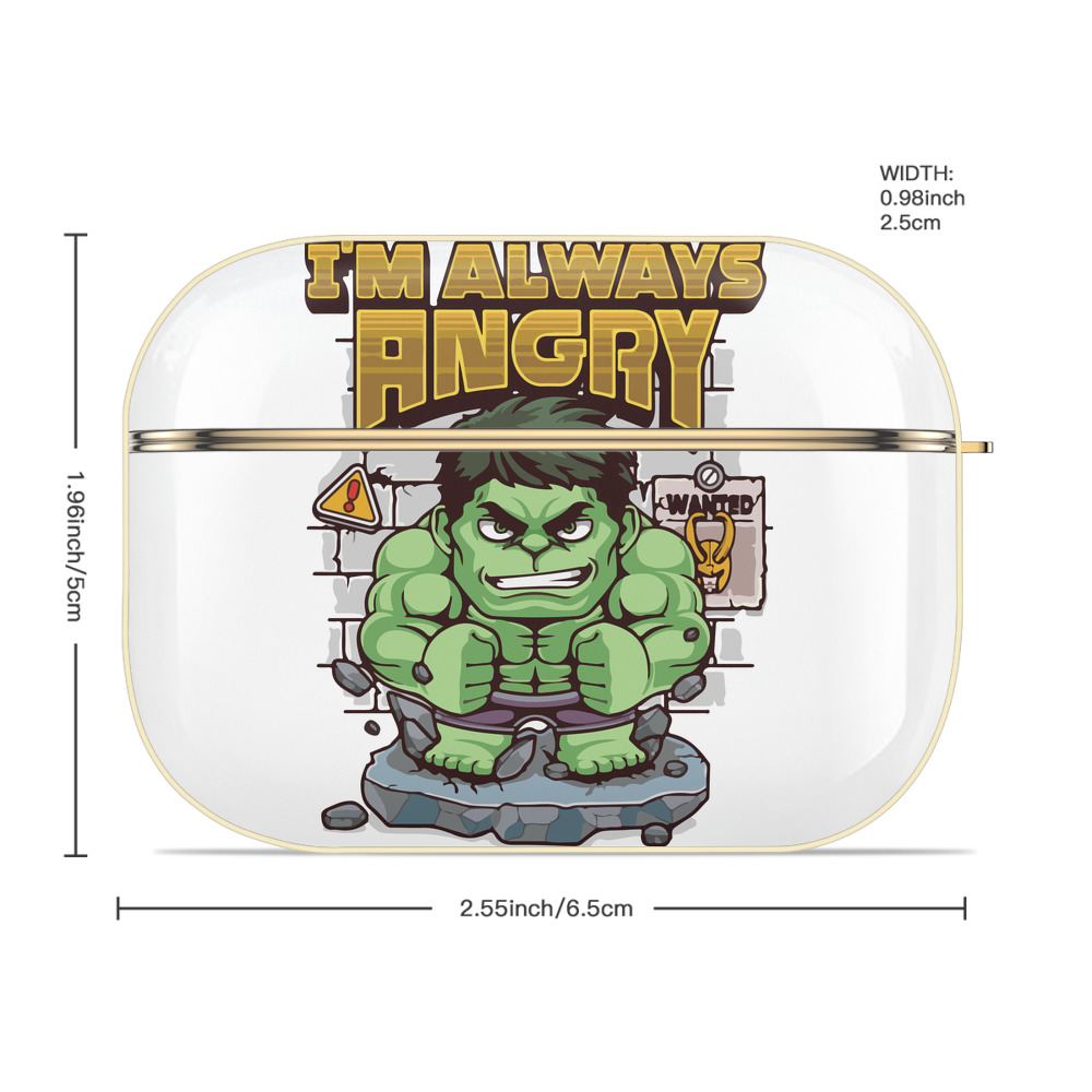 アベンジャーズ The Avengers 【AirPods Pro用】ハードシェル保護ケース｜耐衝撃・防指紋・カラビナ付き商品仕様