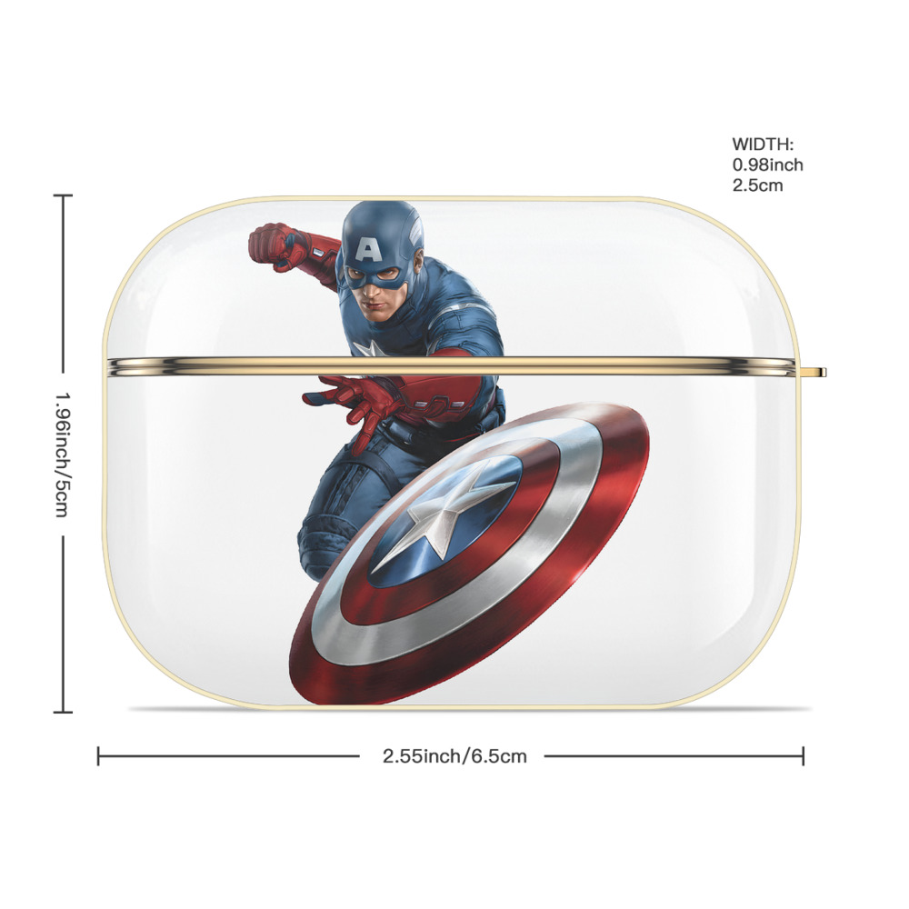 アベンジャーズ The Avengers 【AirPods Pro用】ハードシェル保護ケース｜耐衝撃・防指紋・カラビナ付き商品仕様