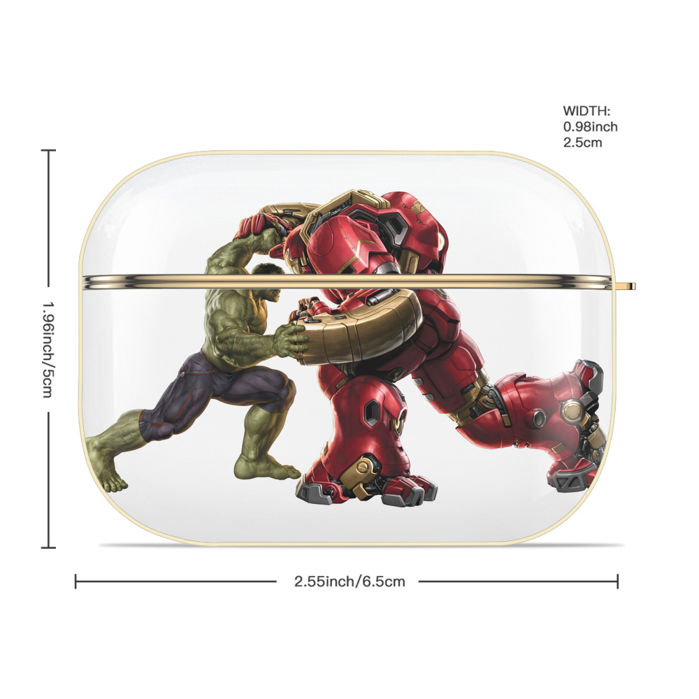 アベンジャーズ The Avengers 【AirPods Pro用】ハードシェル保護ケース｜耐衝撃・防指紋・カラビナ付き商品仕様