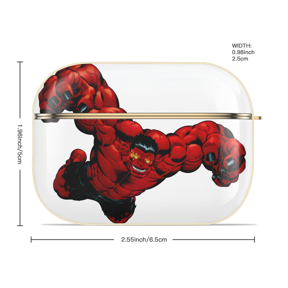 アベンジャーズ The Avengers 【AirPods Pro用】ハードシェル保護ケース｜耐衝撃・防指紋・カラビナ付き商品仕様