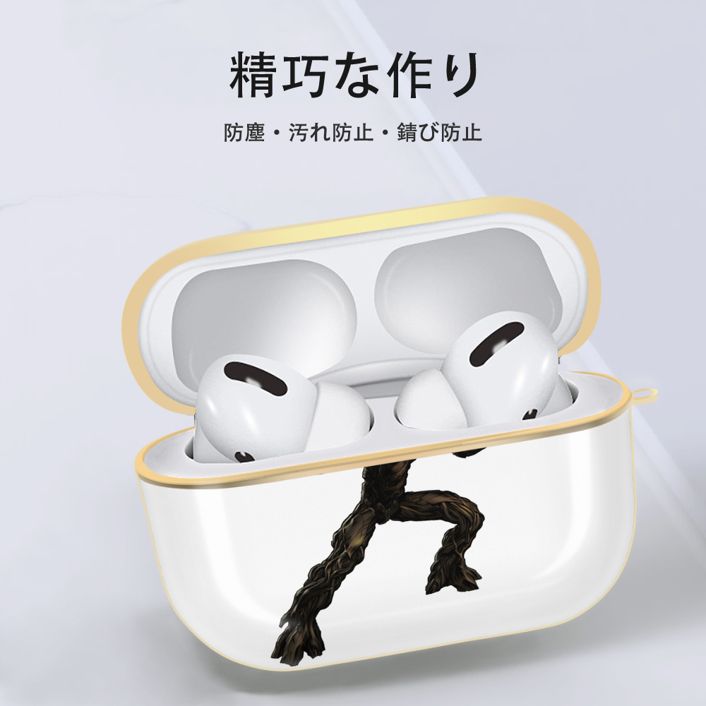 アベンジャーズ The Avengers 【AirPods Pro用】ハードシェル保護ケース｜耐衝撃・防指紋・カラビナ付き商品仕様