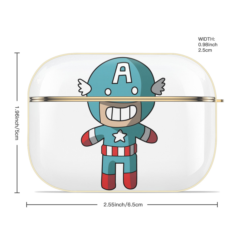 アベンジャーズ The Avengers 【AirPods Pro用】ハードシェル保護ケース｜耐衝撃・防指紋・カラビナ付き商品仕様