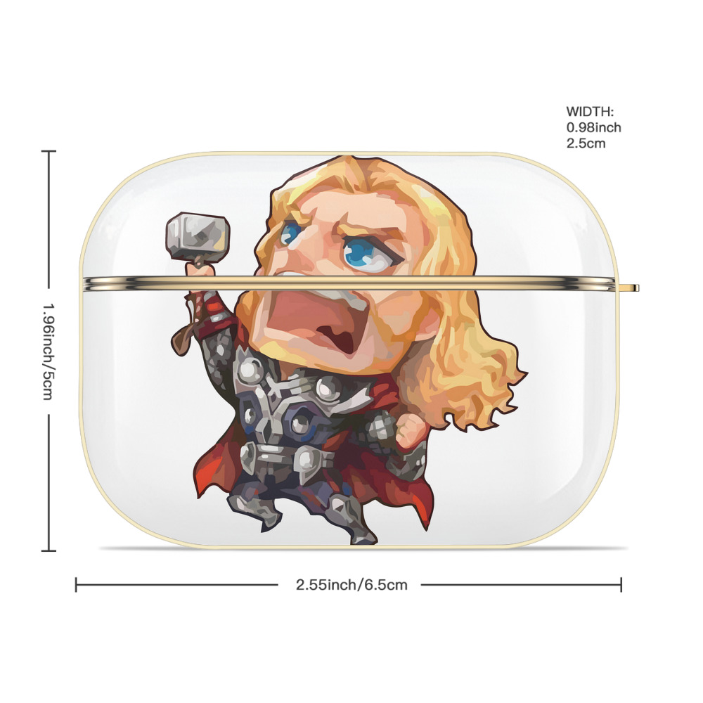 アベンジャーズ The Avengers 【AirPods Pro用】ハードシェル保護ケース｜耐衝撃・防指紋・カラビナ付き商品仕様