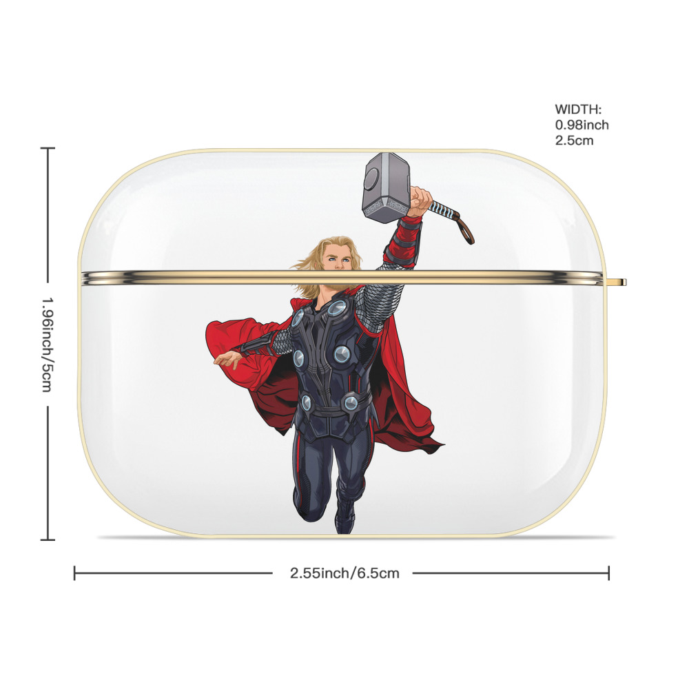 アベンジャーズ The Avengers 【AirPods Pro用】ハードシェル保護ケース｜耐衝撃・防指紋・カラビナ付き商品仕様
