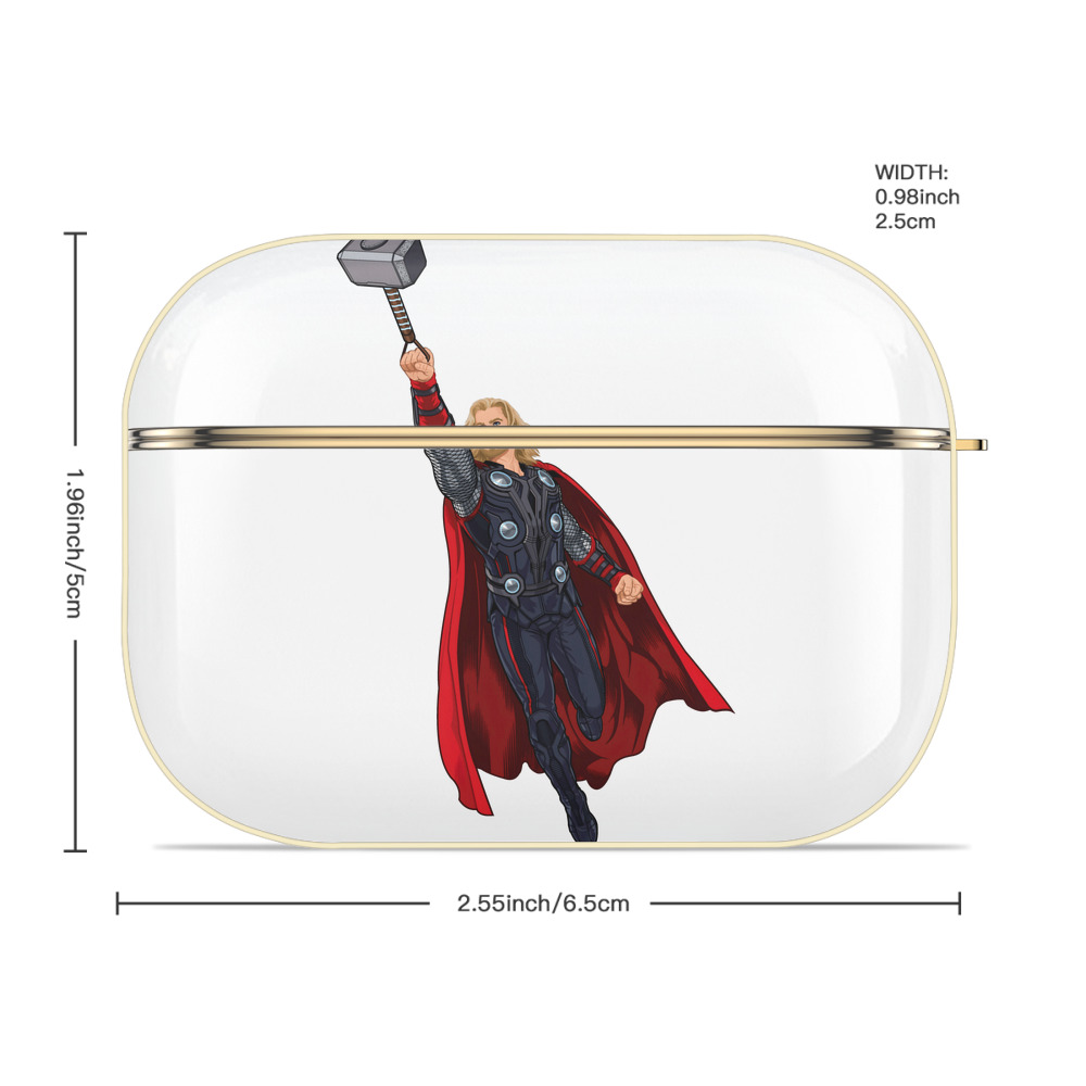 アベンジャーズ The Avengers 【AirPods Pro用】ハードシェル保護ケース｜耐衝撃・防指紋・カラビナ付き商品仕様