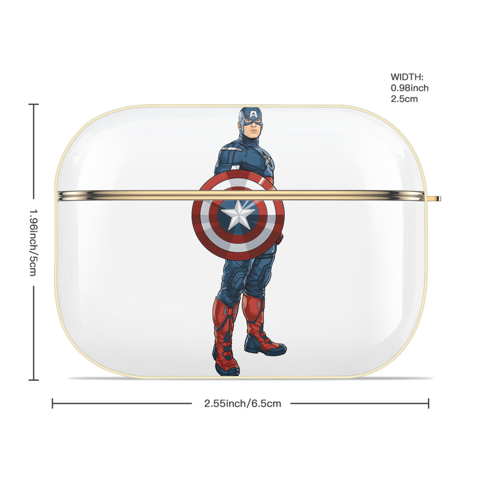 アベンジャーズ The Avengers 【AirPods Pro用】ハードシェル保護ケース｜耐衝撃・防指紋・カラビナ付き商品仕様