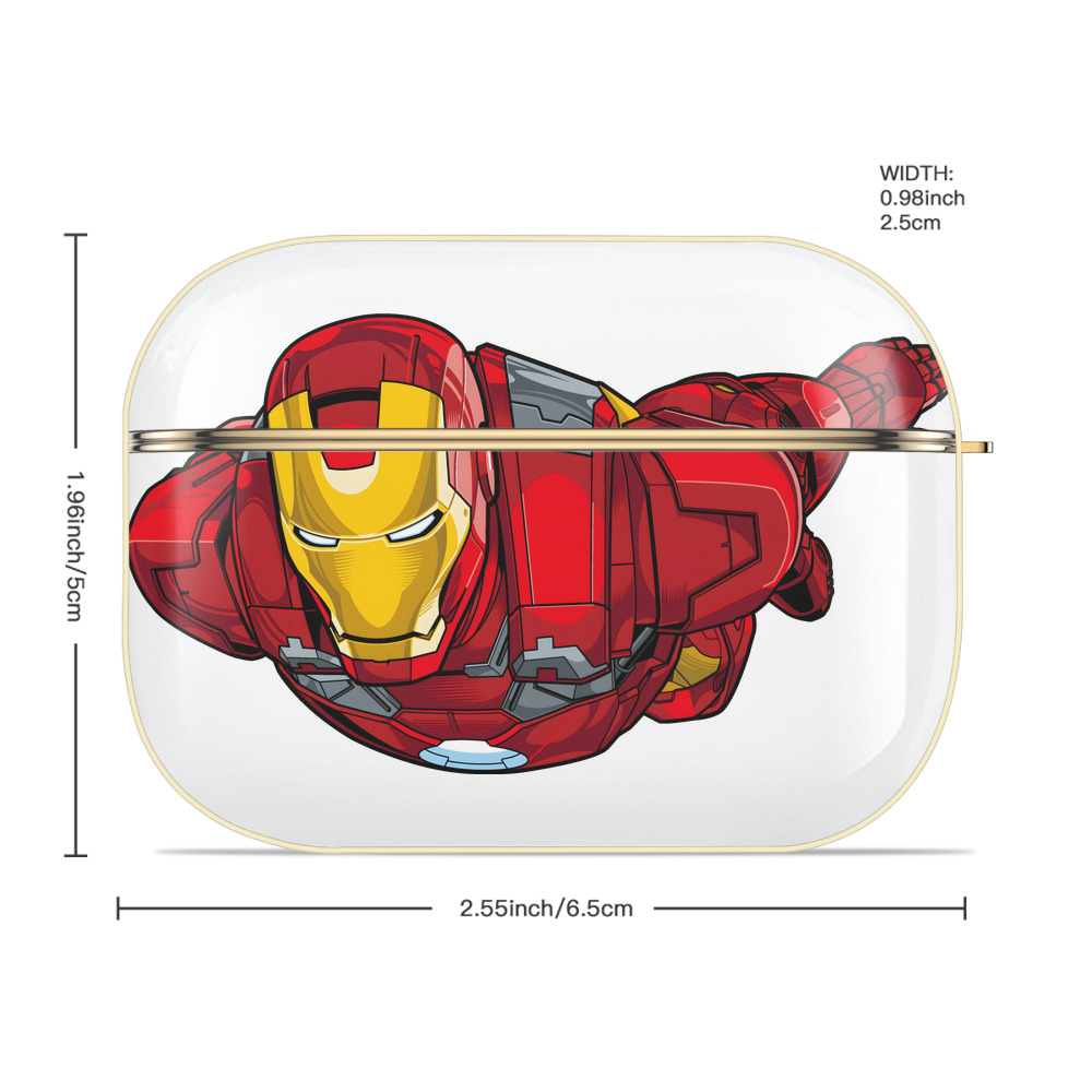 アベンジャーズ The Avengers 【AirPods Pro用】ハードシェル保護ケース｜耐衝撃・防指紋・カラビナ付き商品仕様