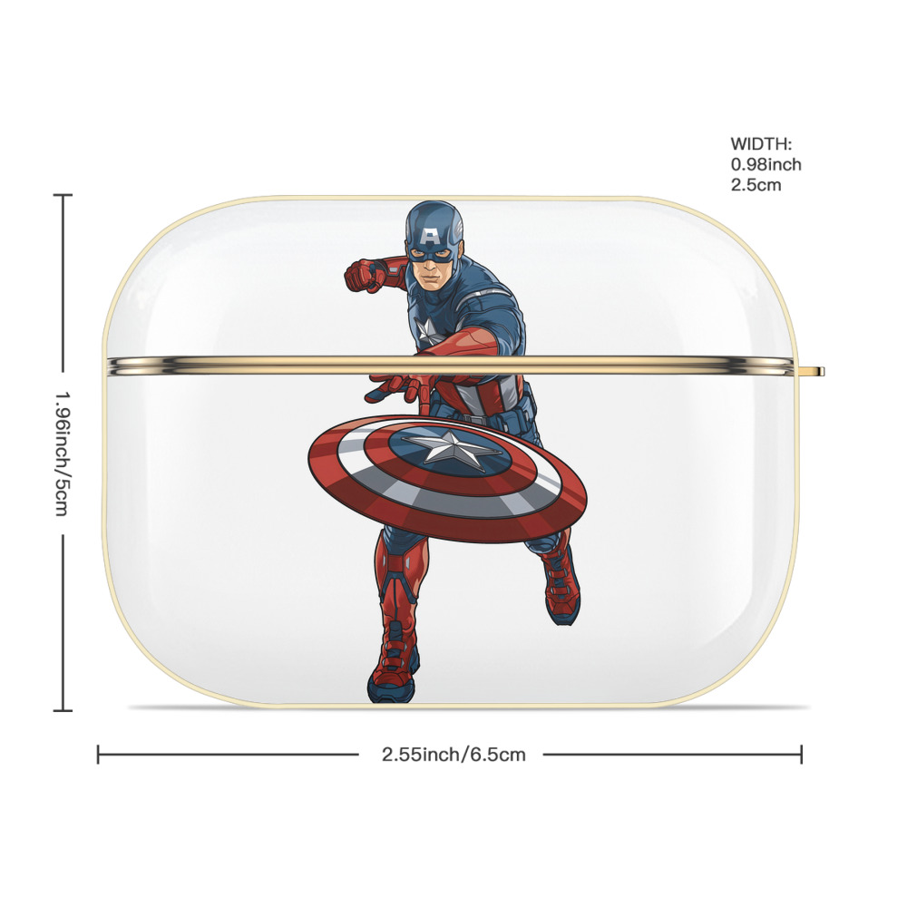 アベンジャーズ The Avengers 【AirPods Pro用】ハードシェル保護ケース｜耐衝撃・防指紋・カラビナ付き商品仕様