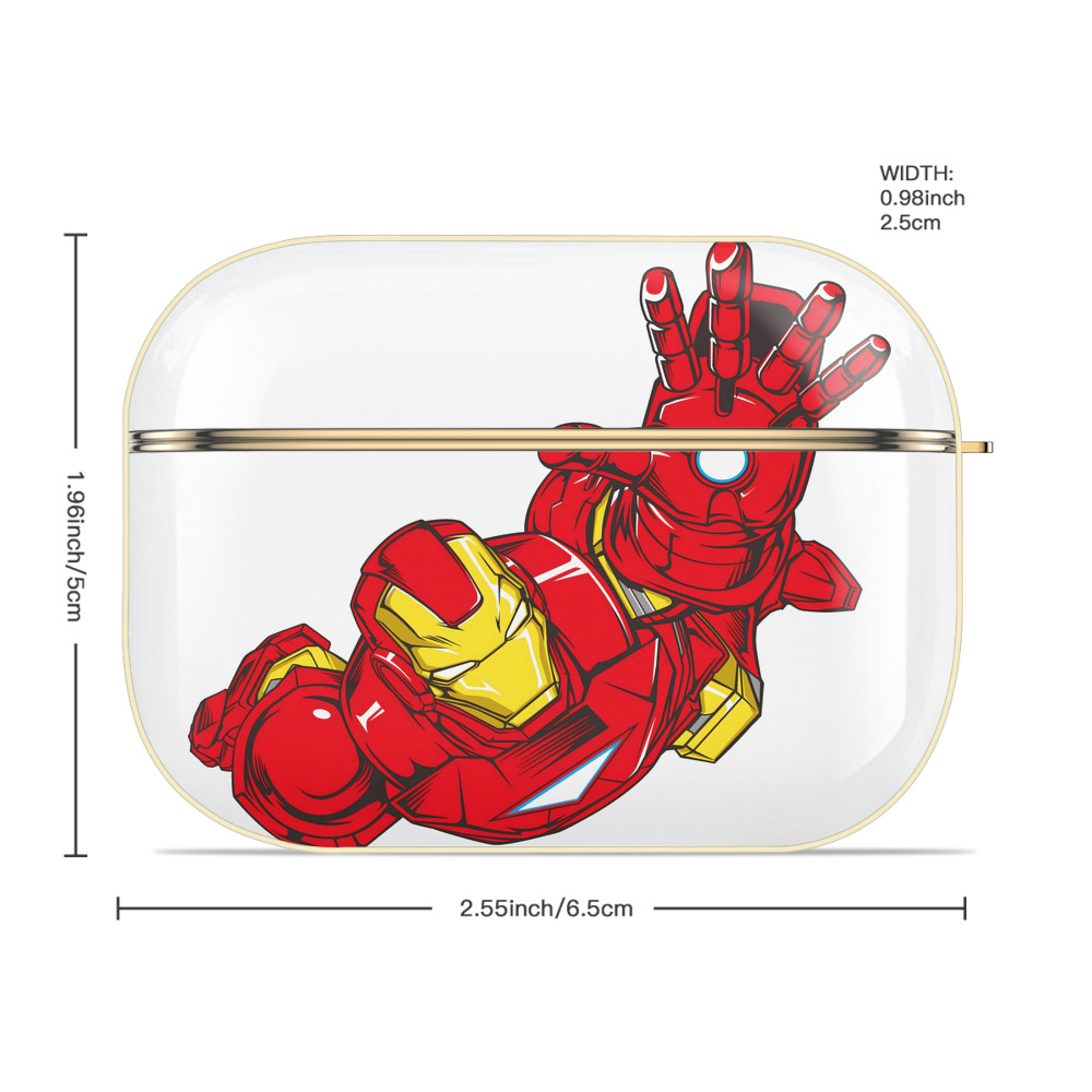 アベンジャーズ The Avengers 【AirPods Pro用】ハードシェル保護ケース｜耐衝撃・防指紋・カラビナ付き商品仕様