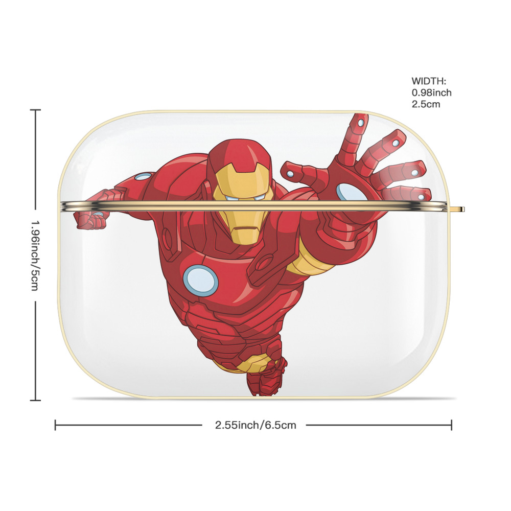 アベンジャーズ The Avengers 【AirPods Pro用】ハードシェル保護ケース｜耐衝撃・防指紋・カラビナ付き商品仕様