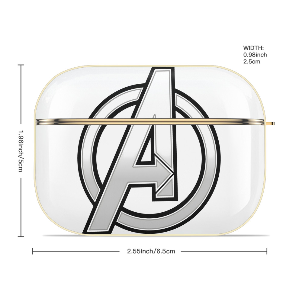 アベンジャーズ The Avengers 【AirPods Pro用】ハードシェル保護ケース｜耐衝撃・防指紋・カラビナ付き商品仕様