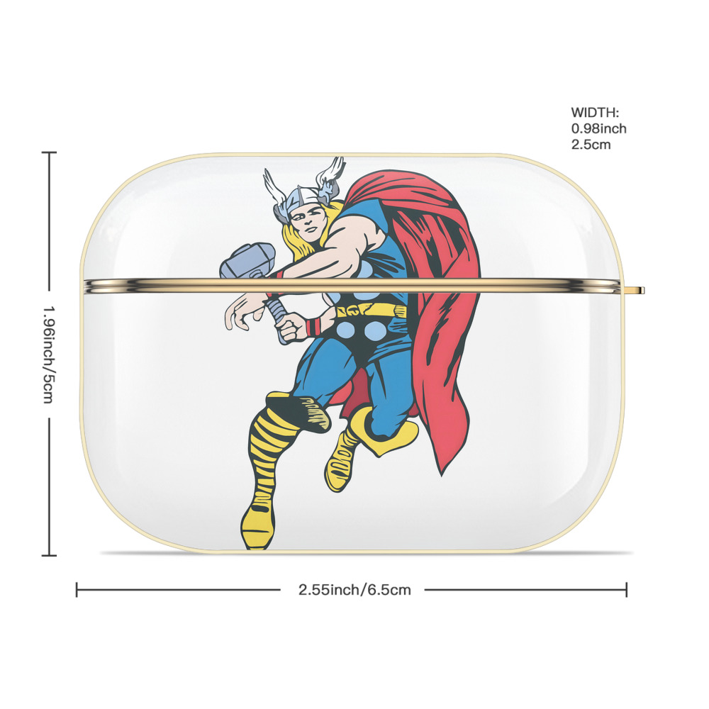 アベンジャーズ The Avengers 【AirPods Pro用】ハードシェル保護ケース｜耐衝撃・防指紋・カラビナ付き商品仕様