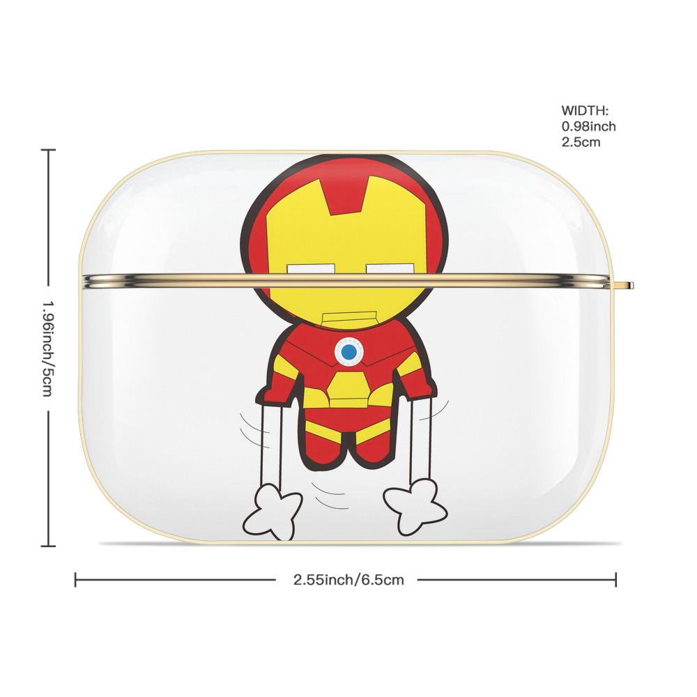 アベンジャーズ The Avengers 【AirPods Pro用】ハードシェル保護ケース｜耐衝撃・防指紋・カラビナ付き商品仕様