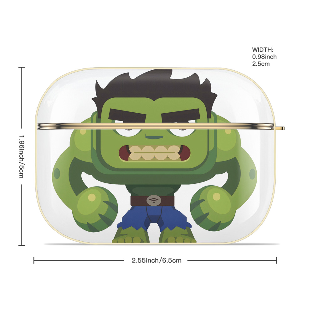 アベンジャーズ The Avengers 【AirPods Pro用】ハードシェル保護ケース｜耐衝撃・防指紋・カラビナ付き商品仕様