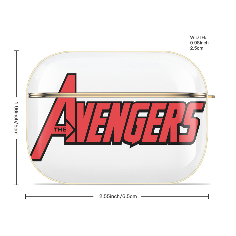 アベンジャーズ The Avengers 【AirPods Pro用】ハードシェル保護ケース｜耐衝撃・防指紋・カラビナ付き商品仕様