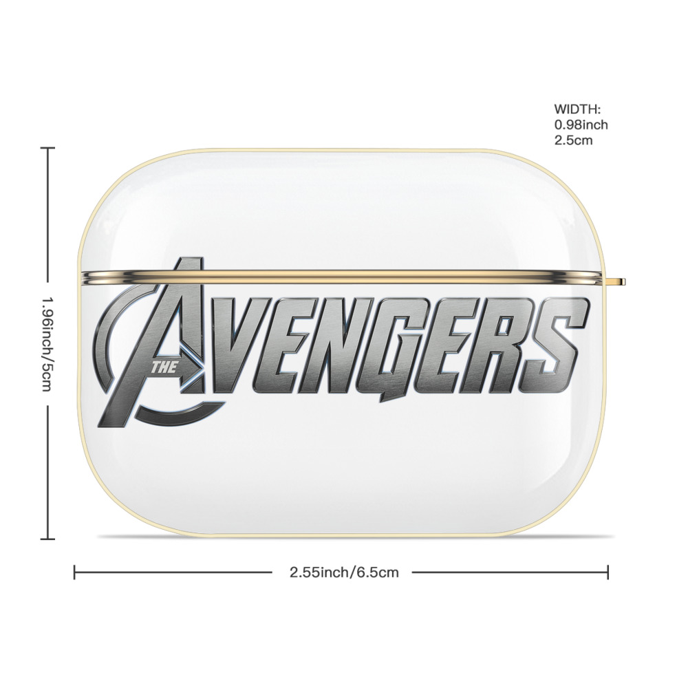 アベンジャーズ The Avengers 【AirPods Pro用】ハードシェル保護ケース｜耐衝撃・防指紋・カラビナ付き商品仕様