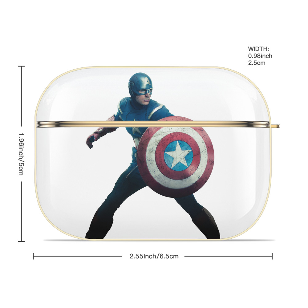 アベンジャーズ The Avengers 【AirPods Pro用】ハードシェル保護ケース｜耐衝撃・防指紋・カラビナ付き商品仕様