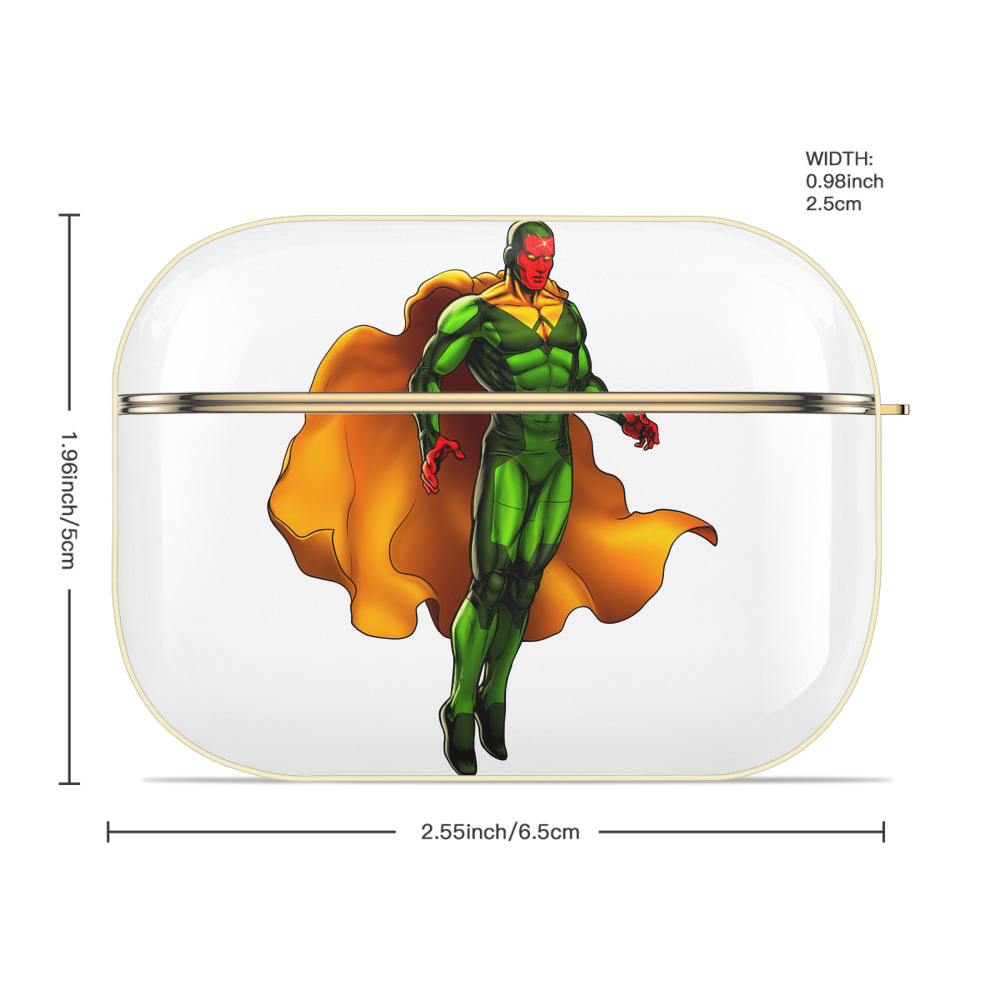 アベンジャーズ The Avengers 【AirPods Pro用】ハードシェル保護ケース｜耐衝撃・防指紋・カラビナ付き商品仕様