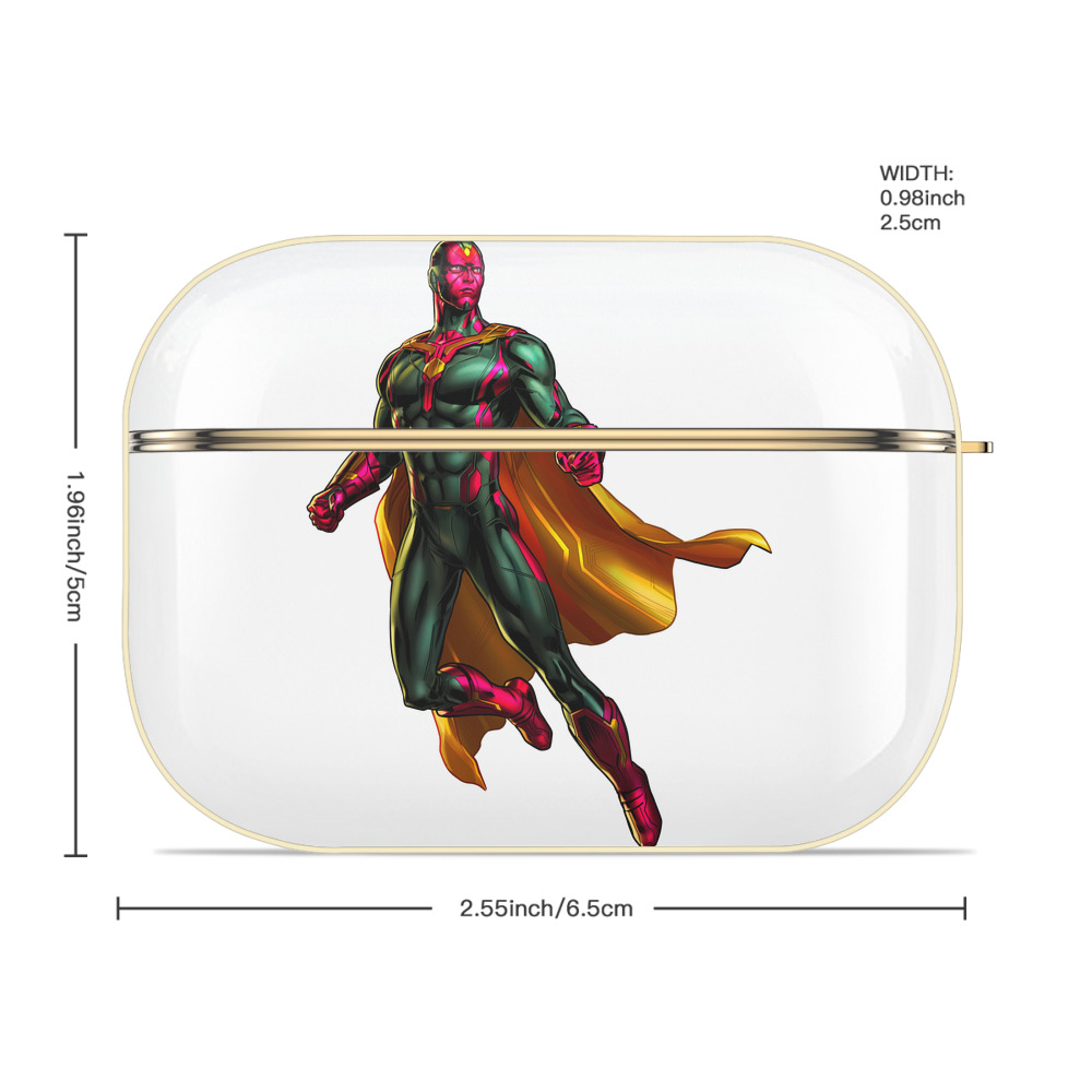 アベンジャーズ The Avengers 【AirPods Pro用】ハードシェル保護ケース｜耐衝撃・防指紋・カラビナ付き商品仕様