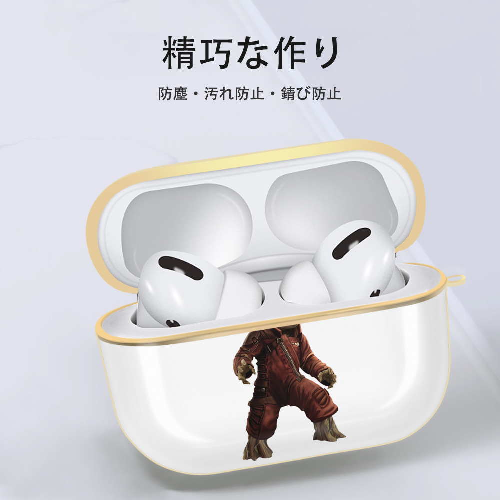 アベンジャーズ The Avengers 【AirPods Pro用】ハードシェル保護ケース｜耐衝撃・防指紋・カラビナ付き商品仕様