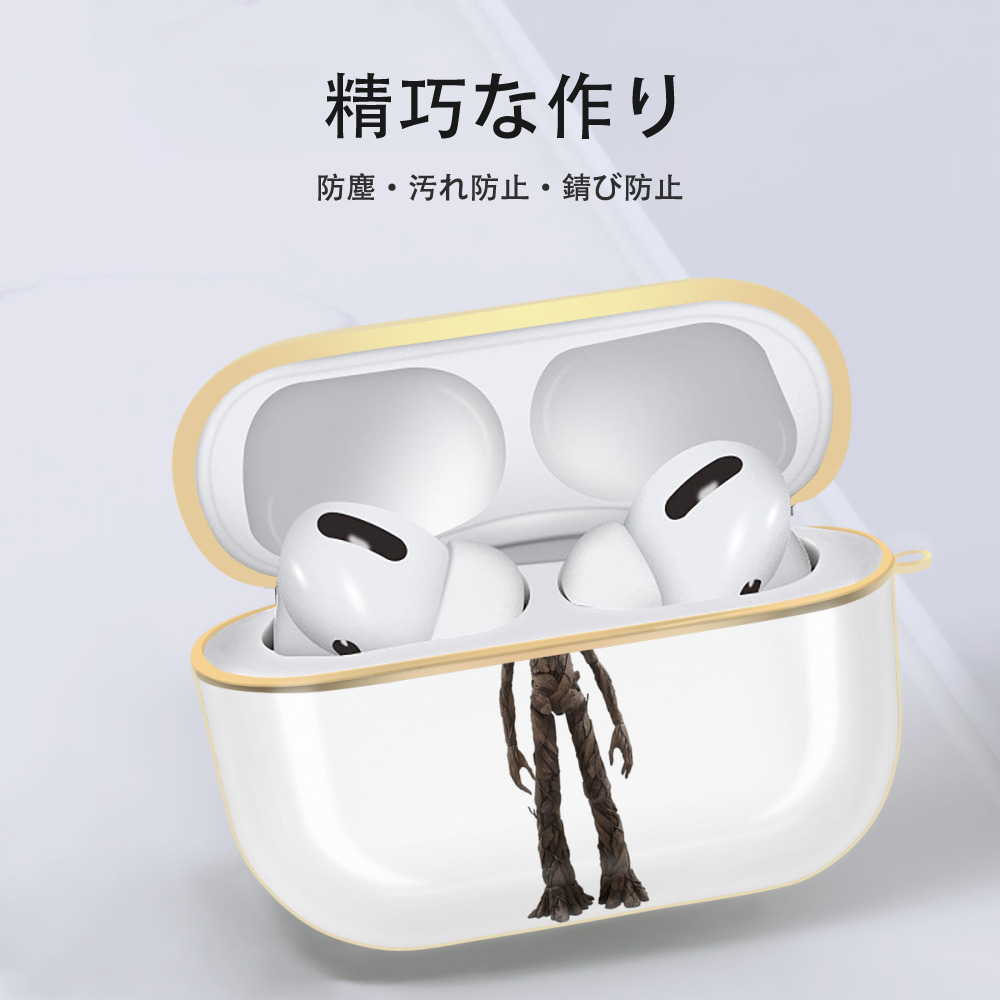 アベンジャーズ The Avengers 【AirPods Pro用】ハードシェル保護ケース｜耐衝撃・防指紋・カラビナ付き商品仕様