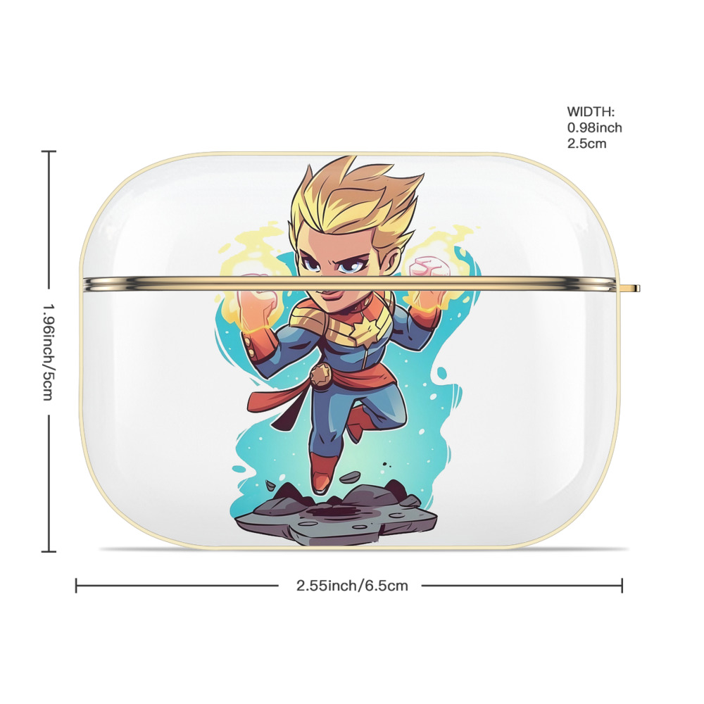 アベンジャーズ The Avengers 【AirPods Pro用】ハードシェル保護ケース｜耐衝撃・防指紋・カラビナ付き商品仕様
