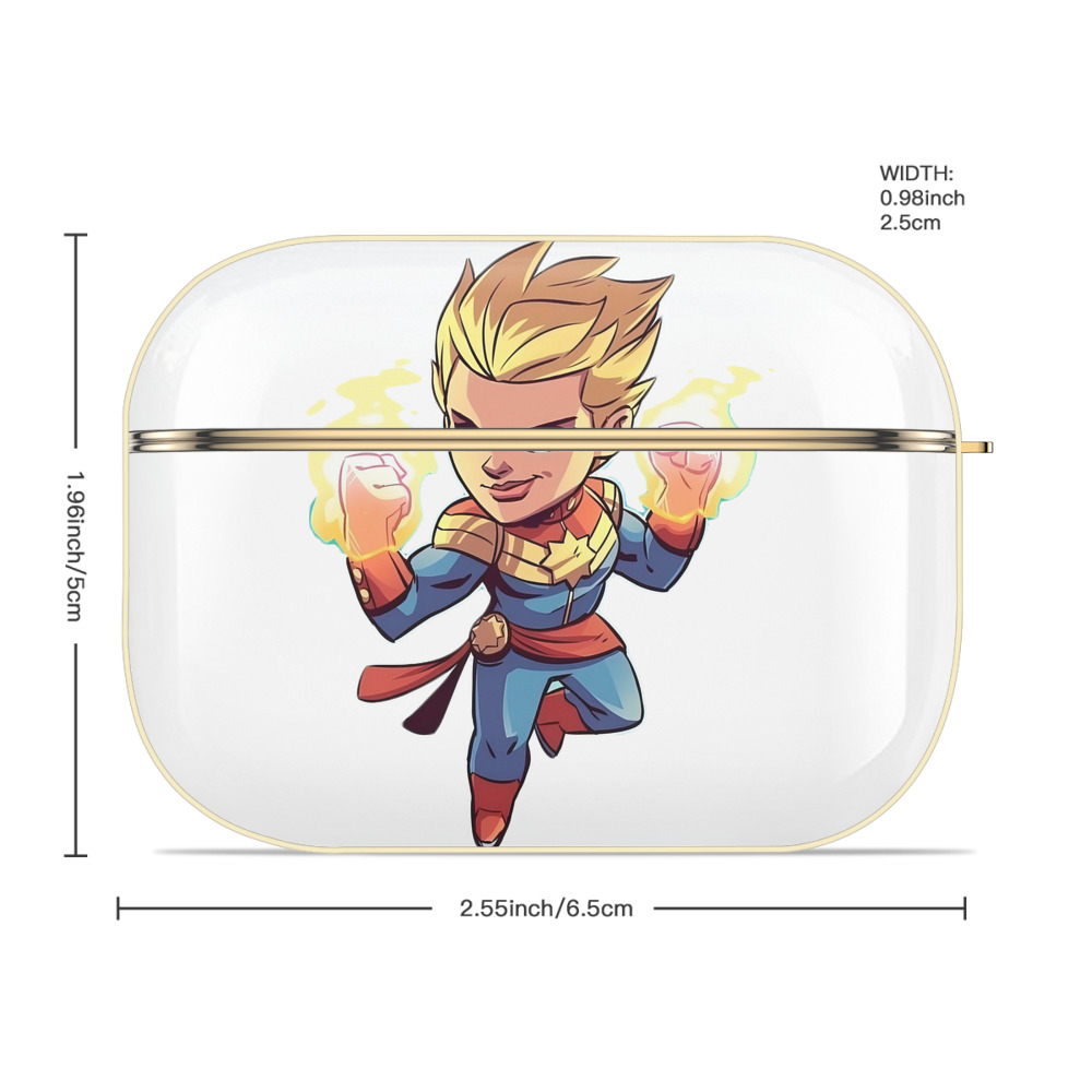 アベンジャーズ The Avengers 【AirPods Pro用】ハードシェル保護ケース｜耐衝撃・防指紋・カラビナ付き商品仕様