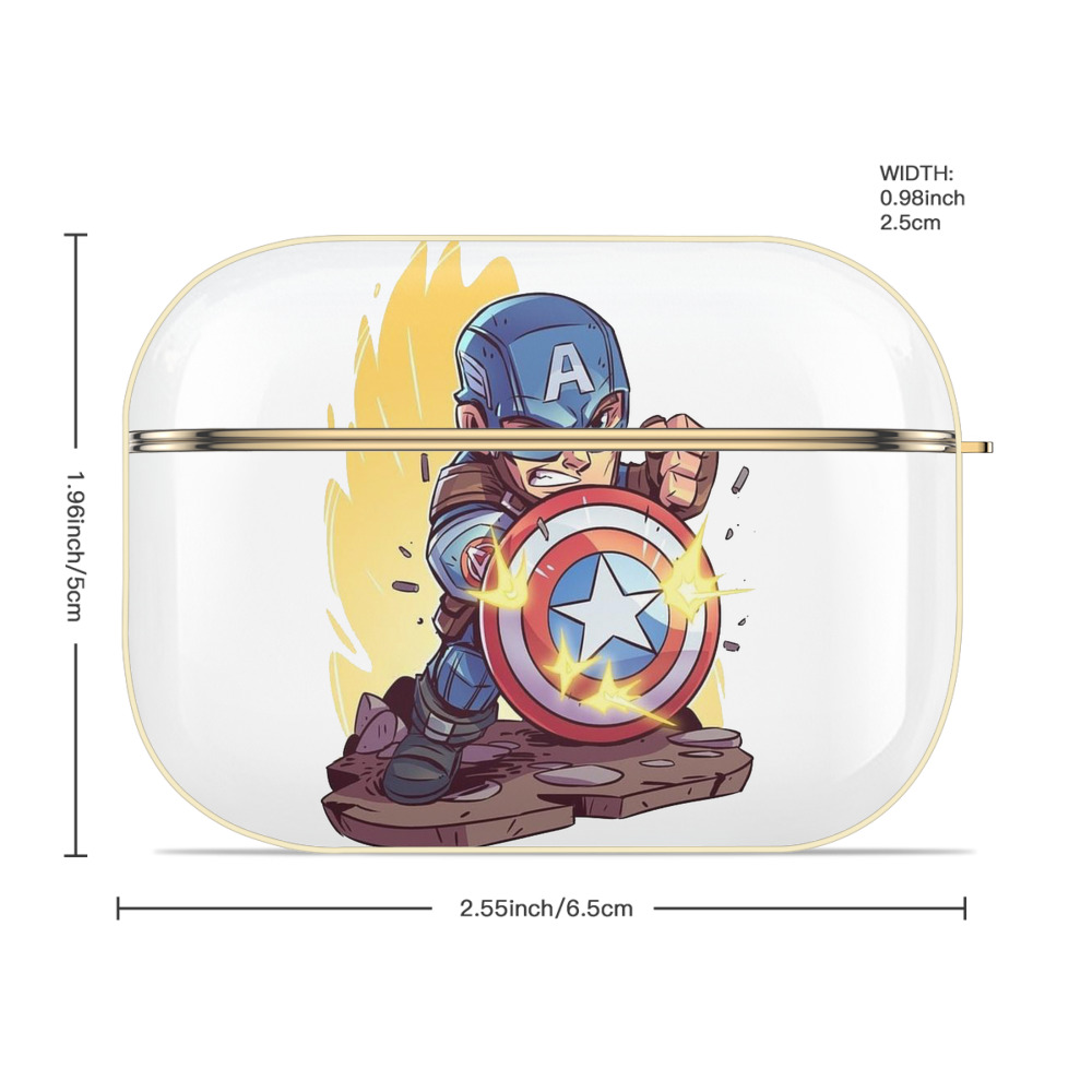 アベンジャーズ The Avengers 【AirPods Pro用】ハードシェル保護ケース｜耐衝撃・防指紋・カラビナ付き商品仕様