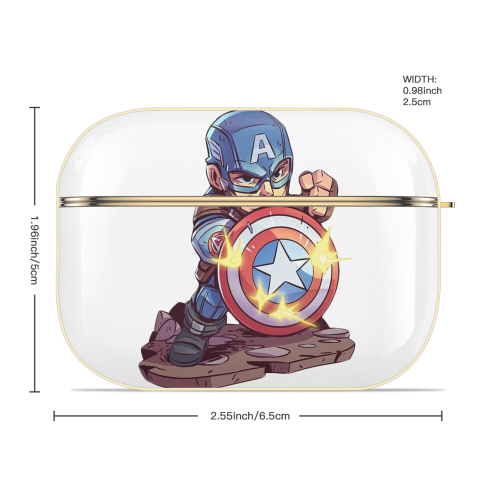 アベンジャーズ The Avengers 【AirPods Pro用】ハードシェル保護ケース｜耐衝撃・防指紋・カラビナ付き商品仕様